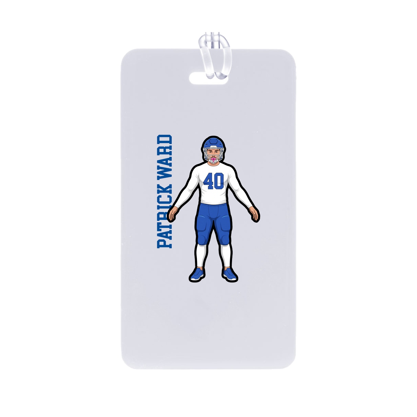 Bag Tag — Name Vertical in Classic