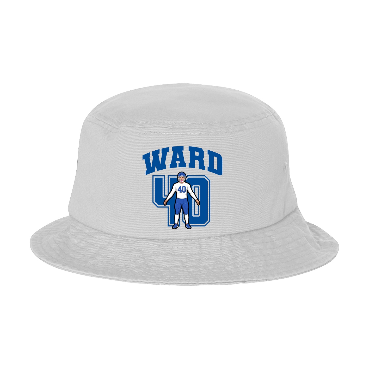 Bucket Cap — Number in White