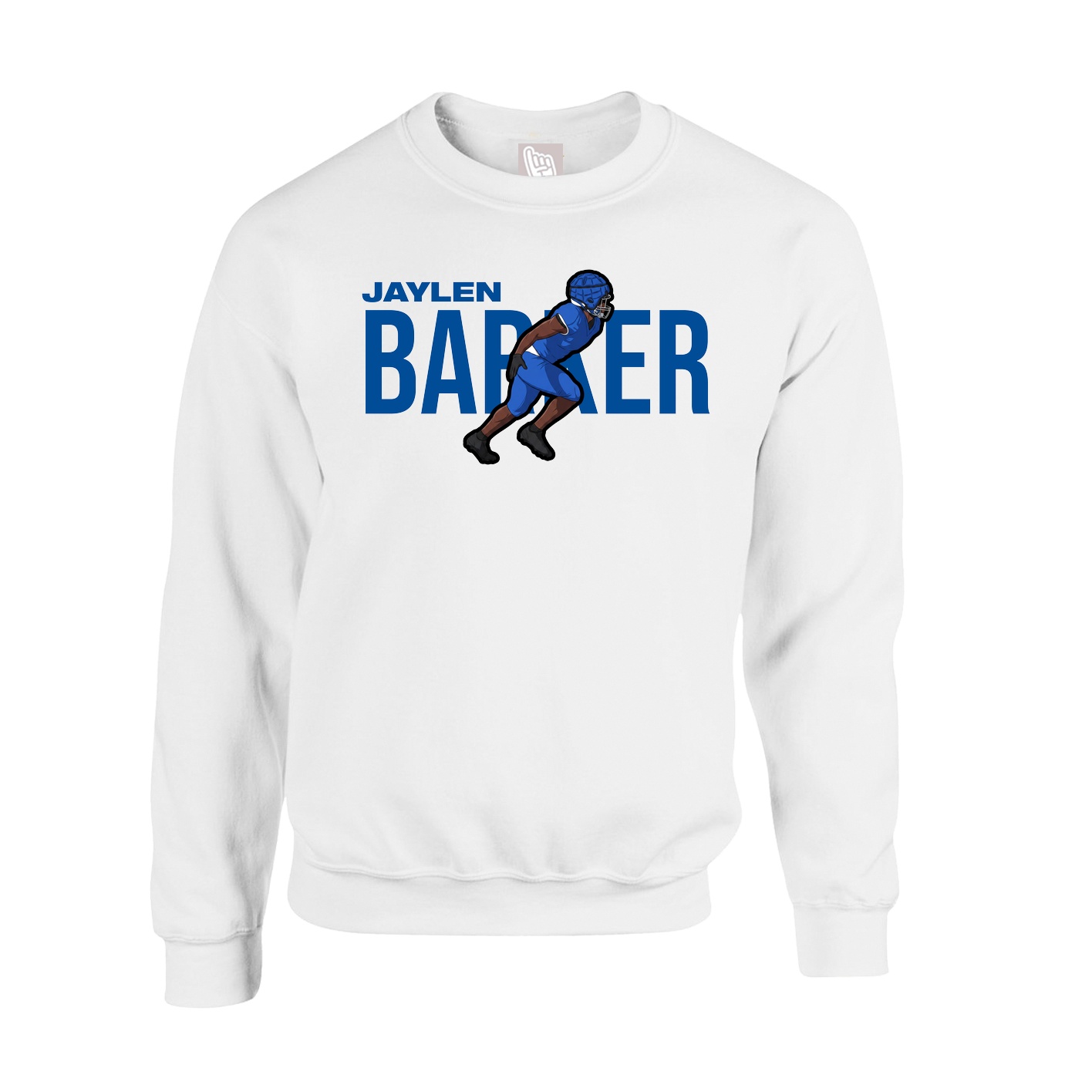 Fleece Crew — Player Name in White