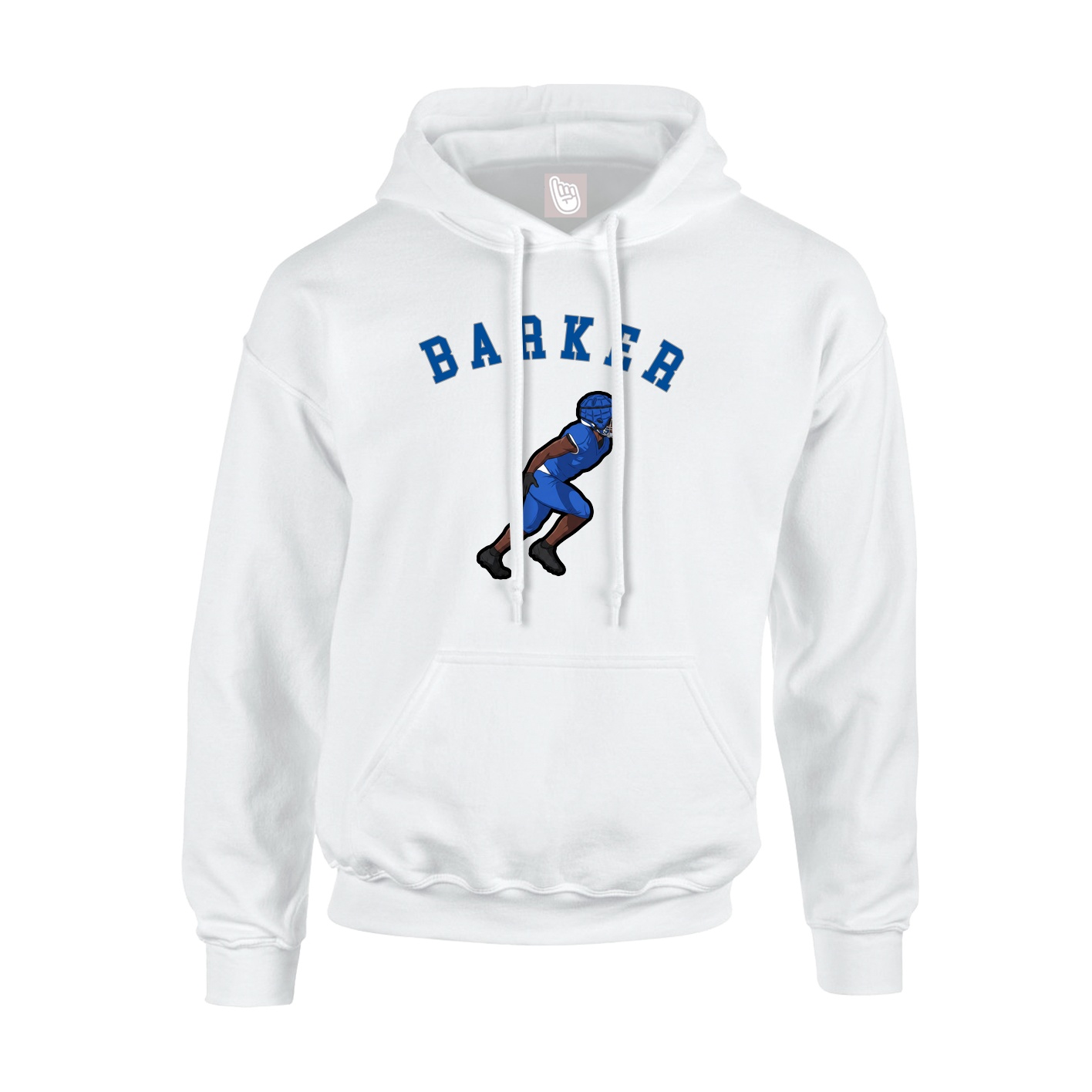 Youth Hoodie — Shirsey Arch in White