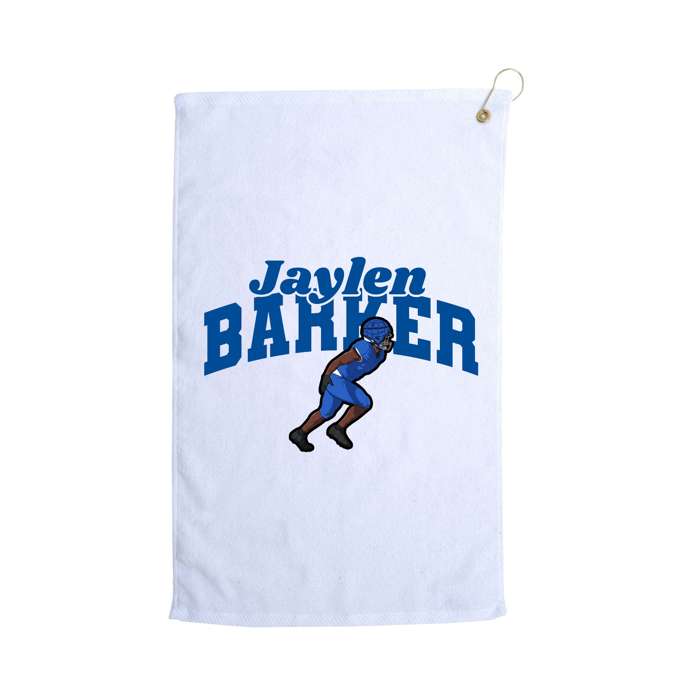 Golf Towel — Signature Arch in White