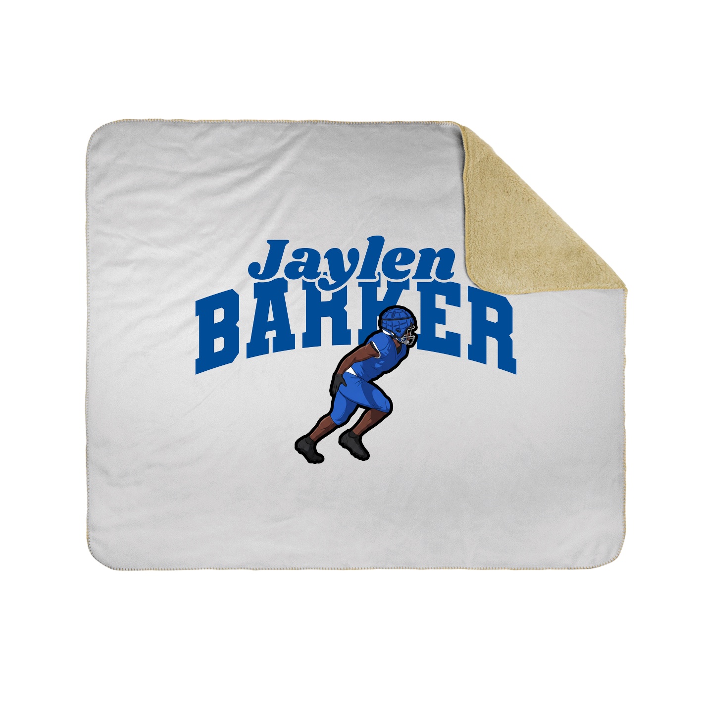Throw Blanket — Signature Arch in White