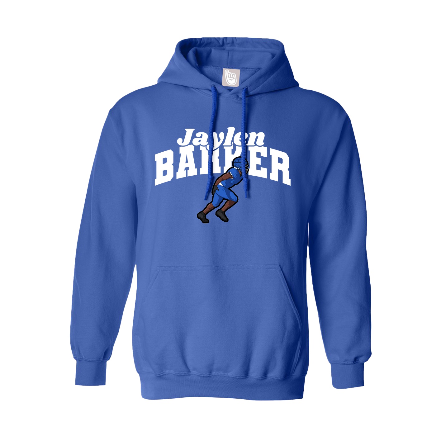 Hoodie — Signature Arch in Royal