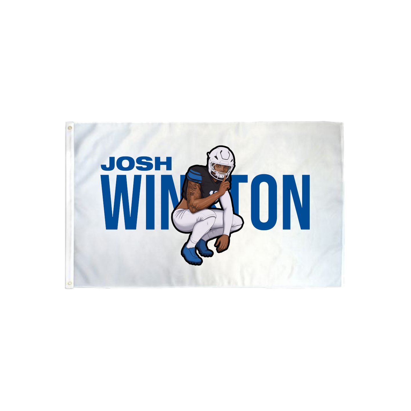 3x5 Flag — Player Name in Classic