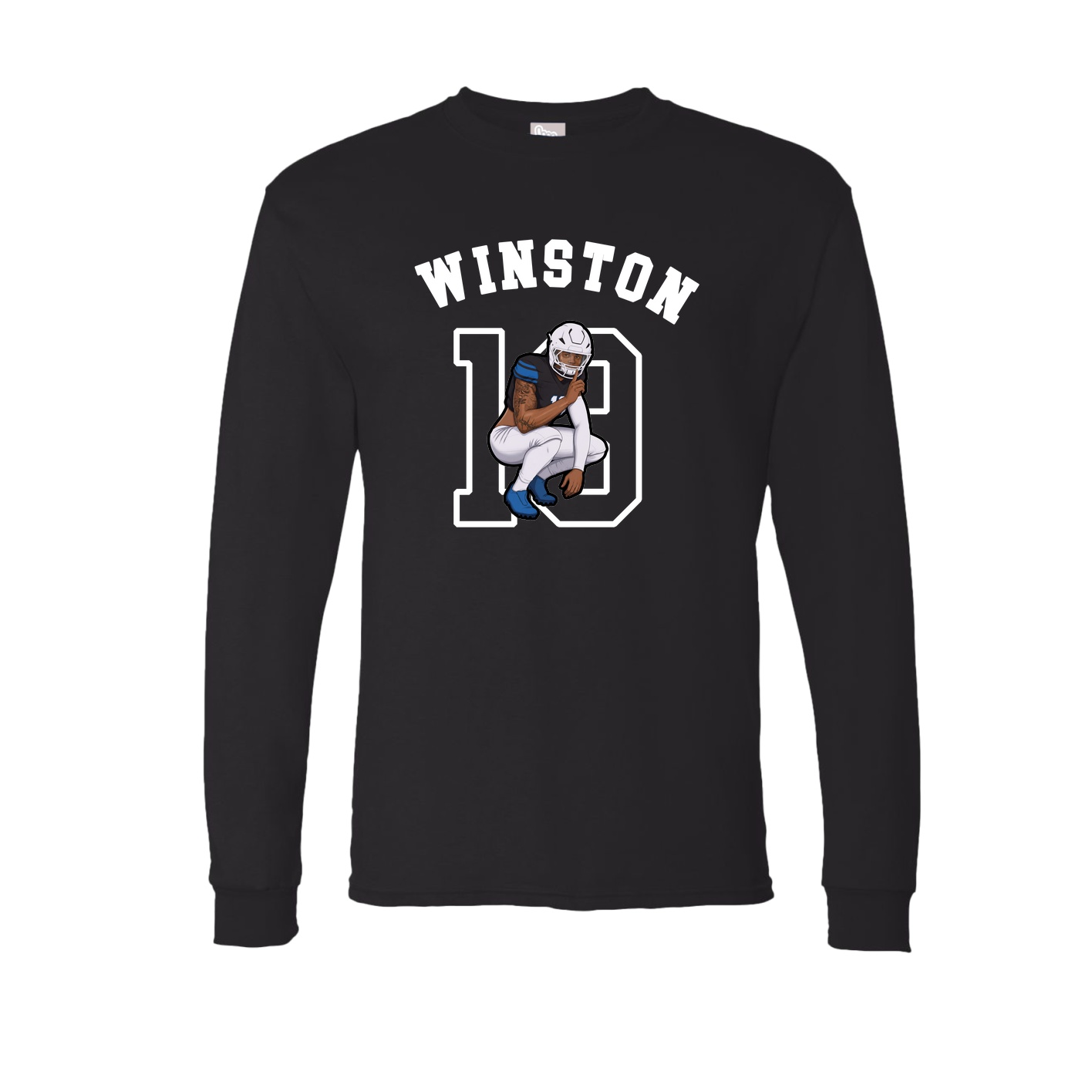 Long Sleeve Tee — Shirsey Arch in Black