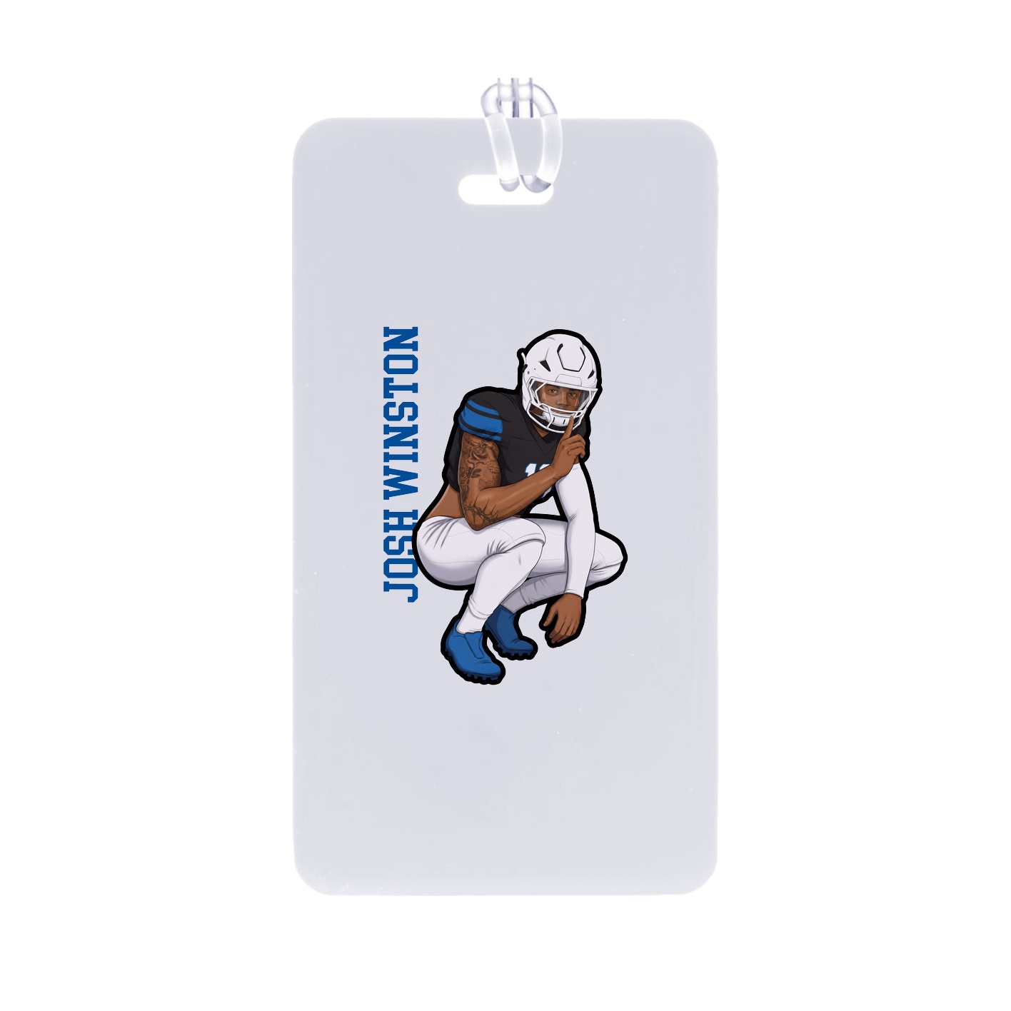 Bag Tag — Name Vertical in Classic