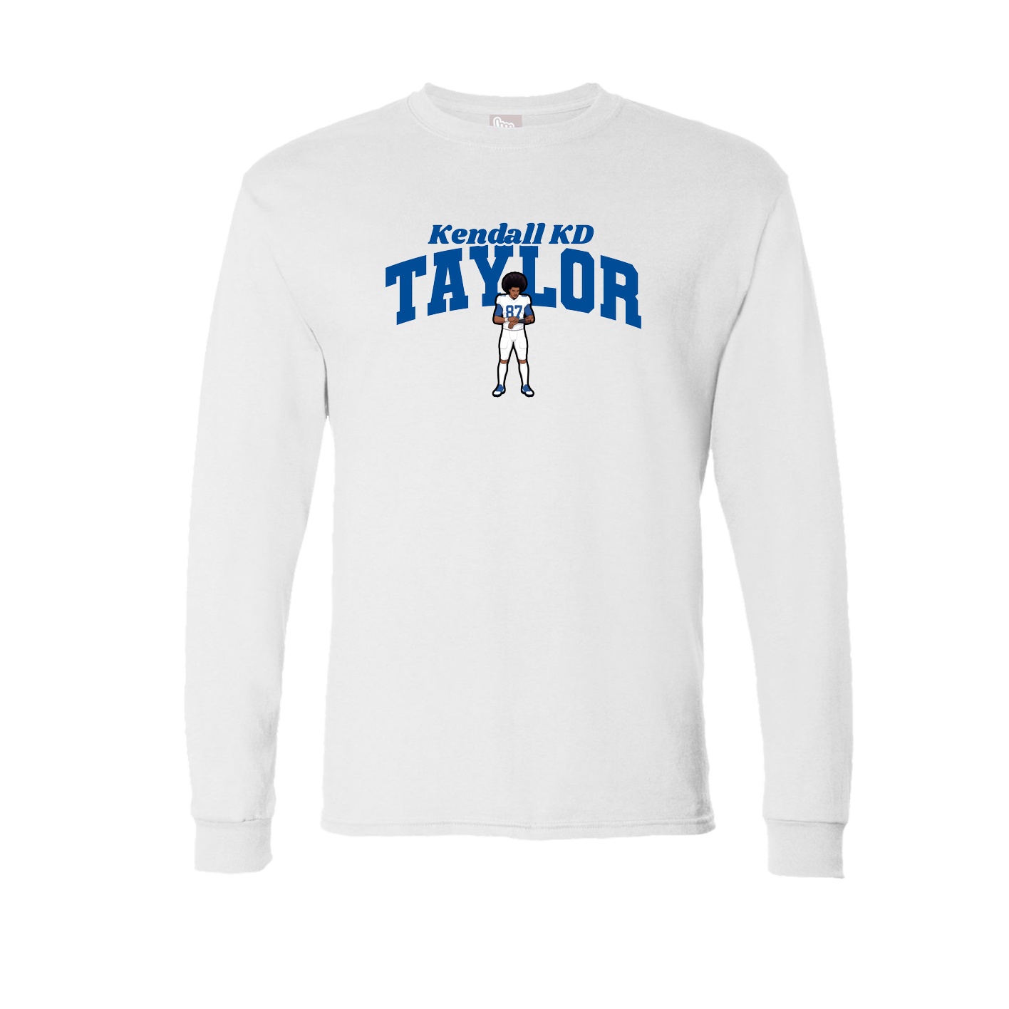 Long Sleeve Tee — Signature Arch in White