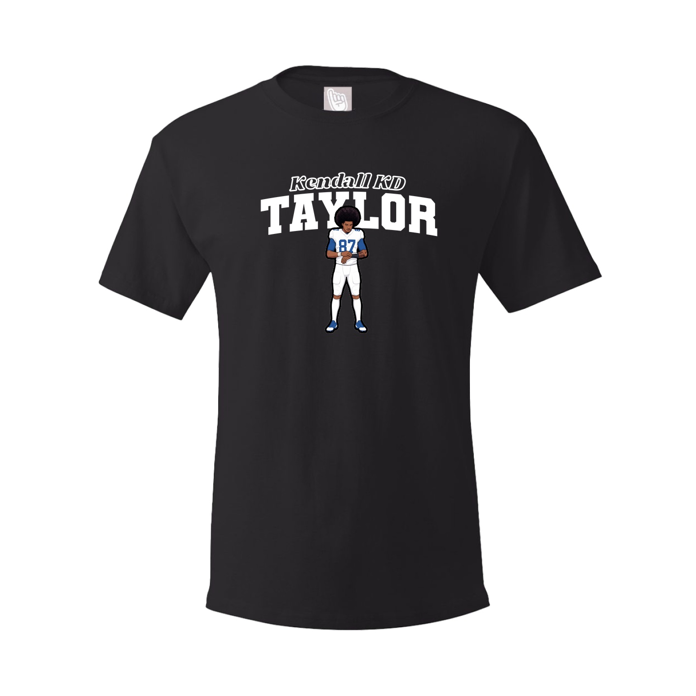 Youth Tee — Name Arch in Black