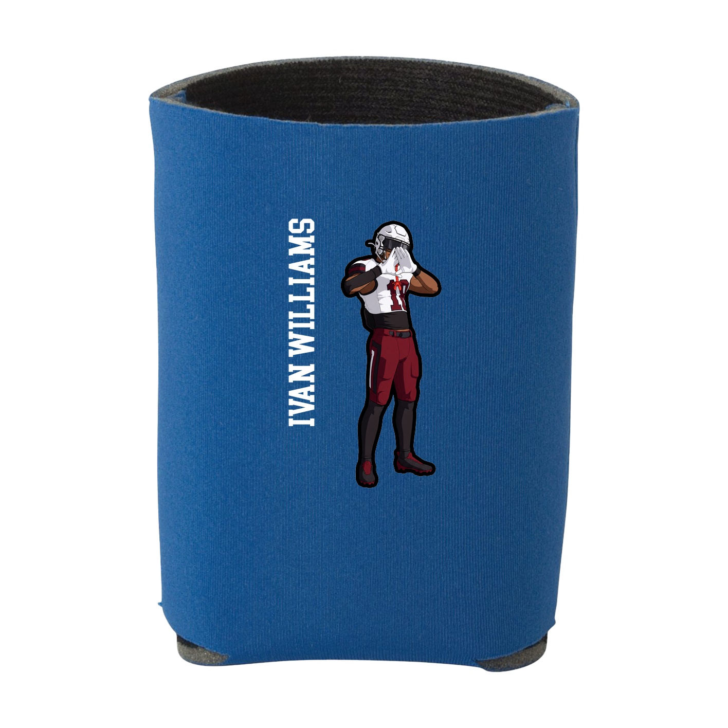 Can Holder — Name Vertical in Royal