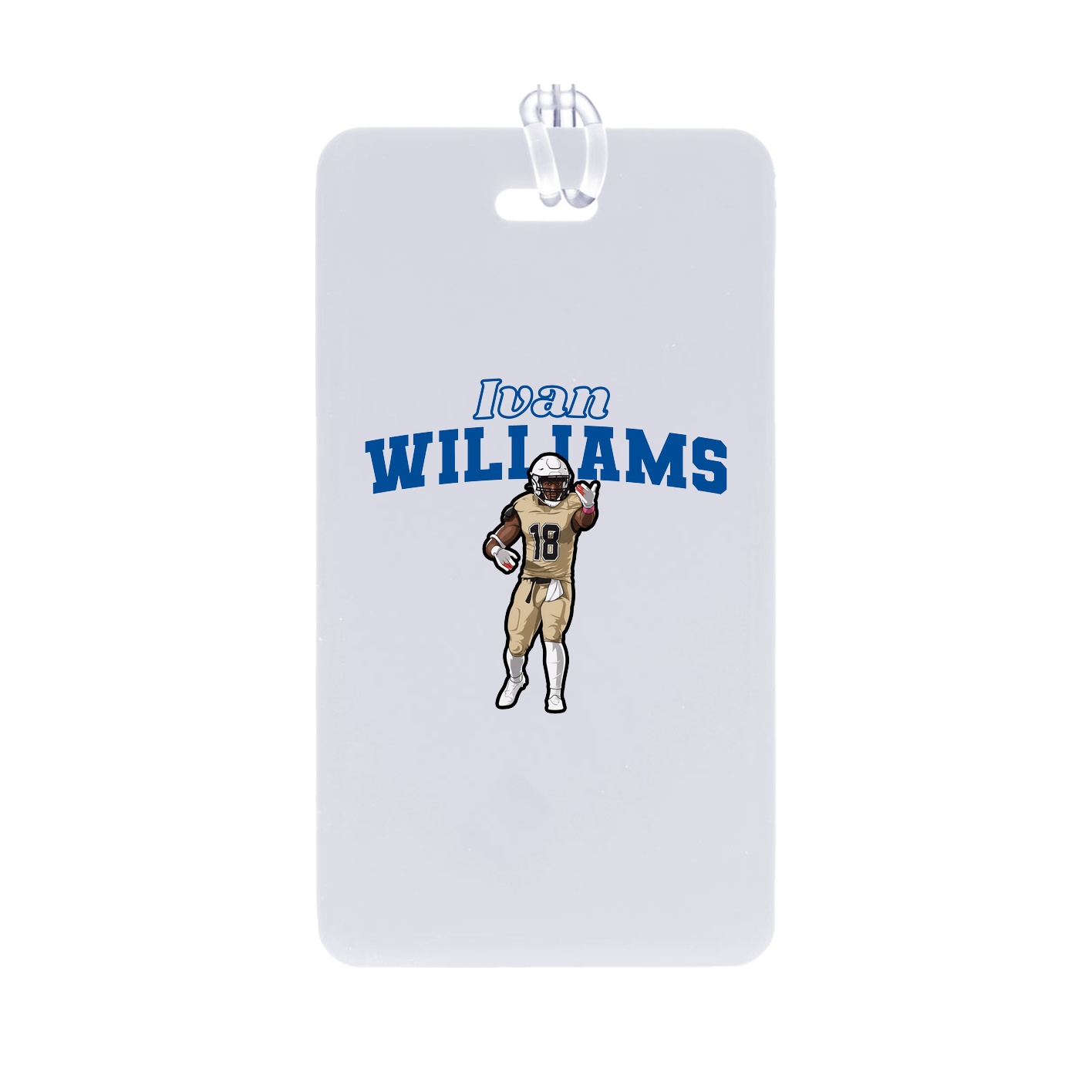 Bag Tag — Name Arch in Classic