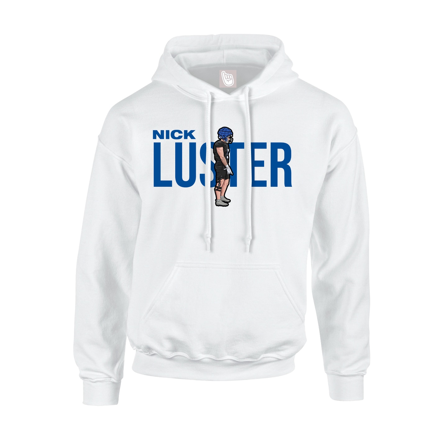 Hoodie — Player Name in White
