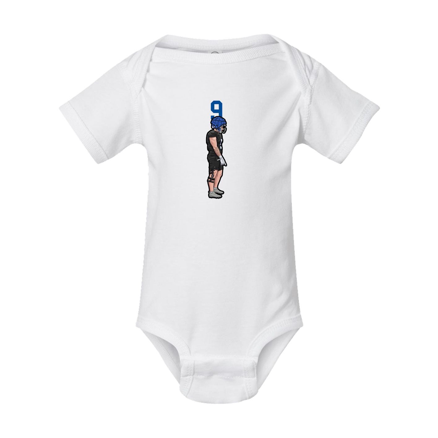 Baby Onesie — Number Top in White