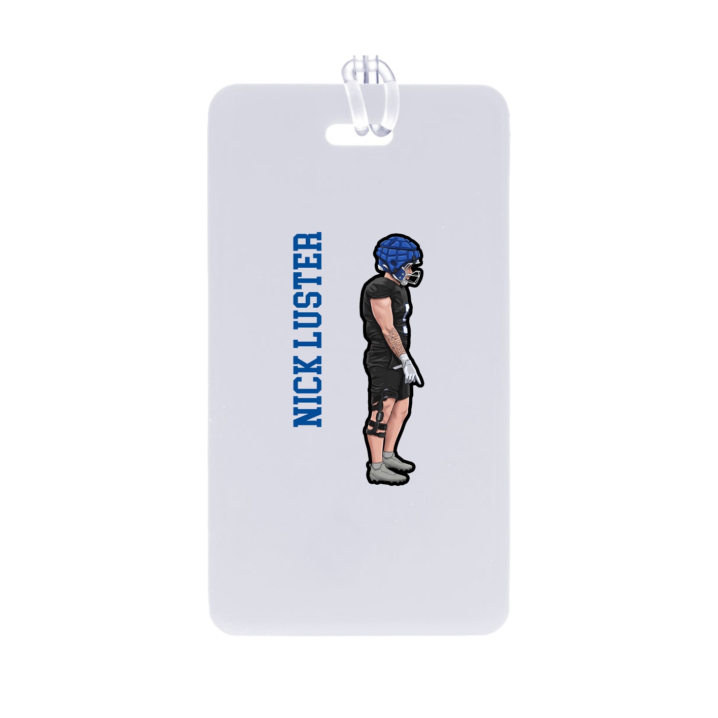 Bag Tag — Name Vertical in Classic
