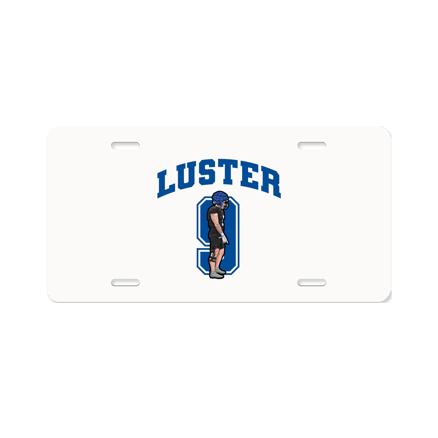 License Plate — Number in Classic