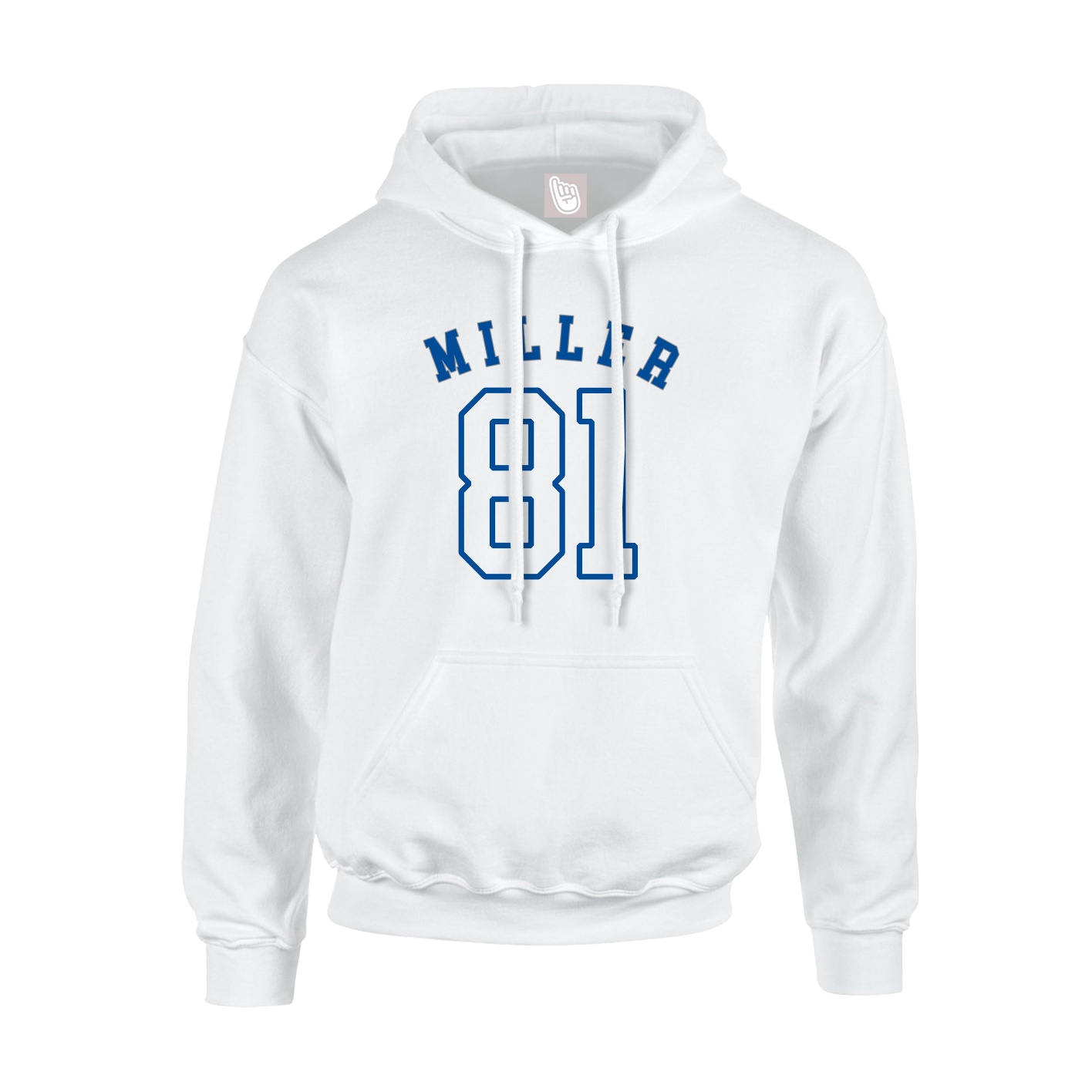 Hoodie — Shirsey Arch in White
