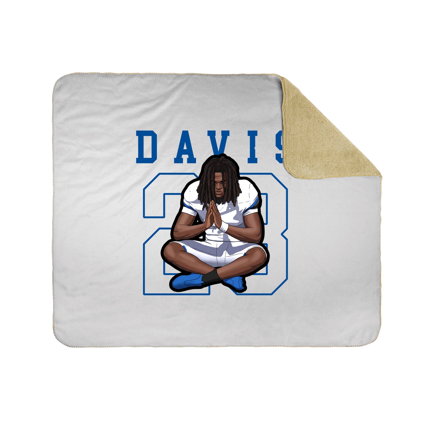 50x60 Sherpa Lined Throw Blanket