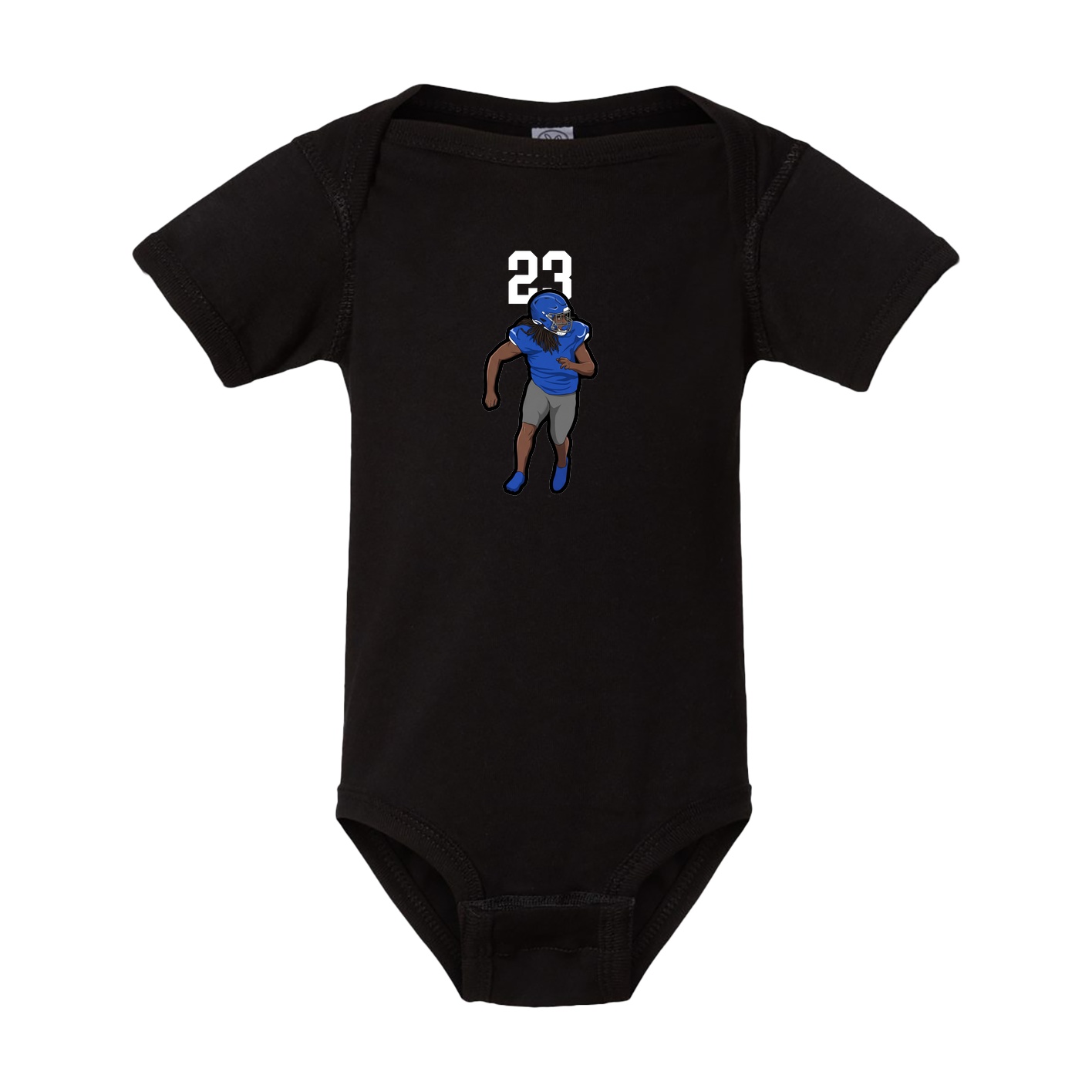 Baby Onesie — Number Top in Black