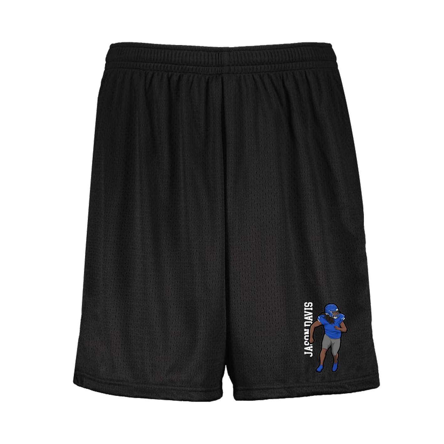 Shorts — Name Vertical in Black