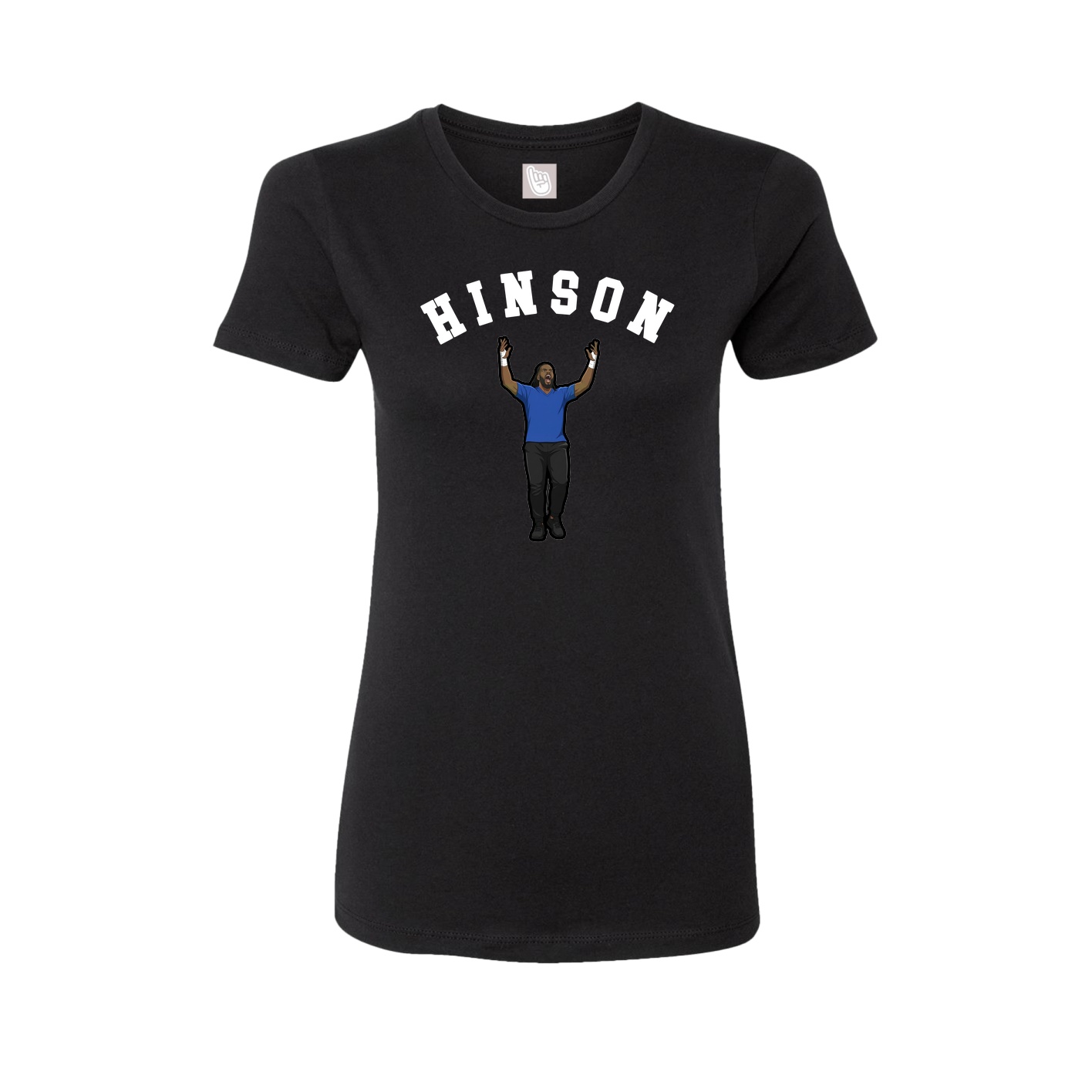 Fitted Women's Tee — Shirsey Arch in Black