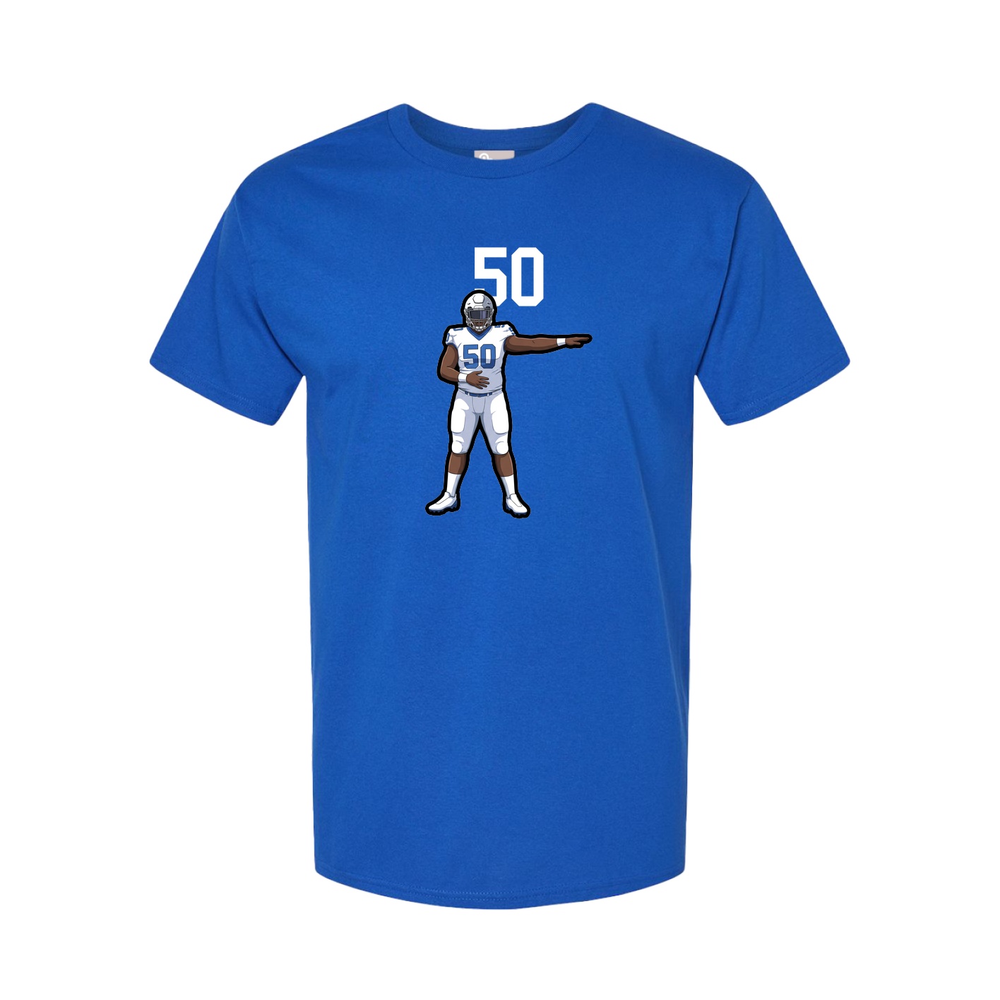 Tee — Number Top in Royal