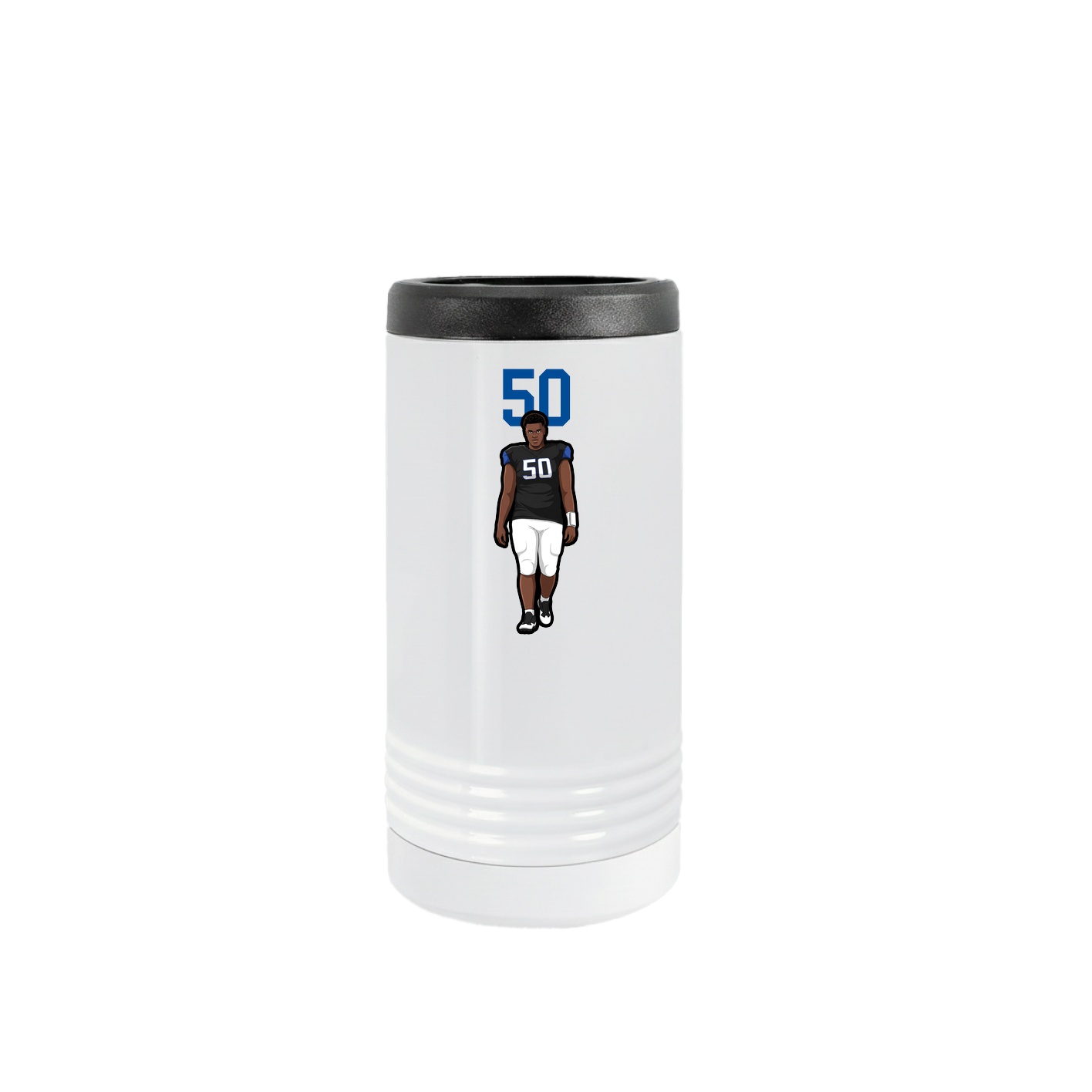 Slim Beverage Holder — Number Top in White