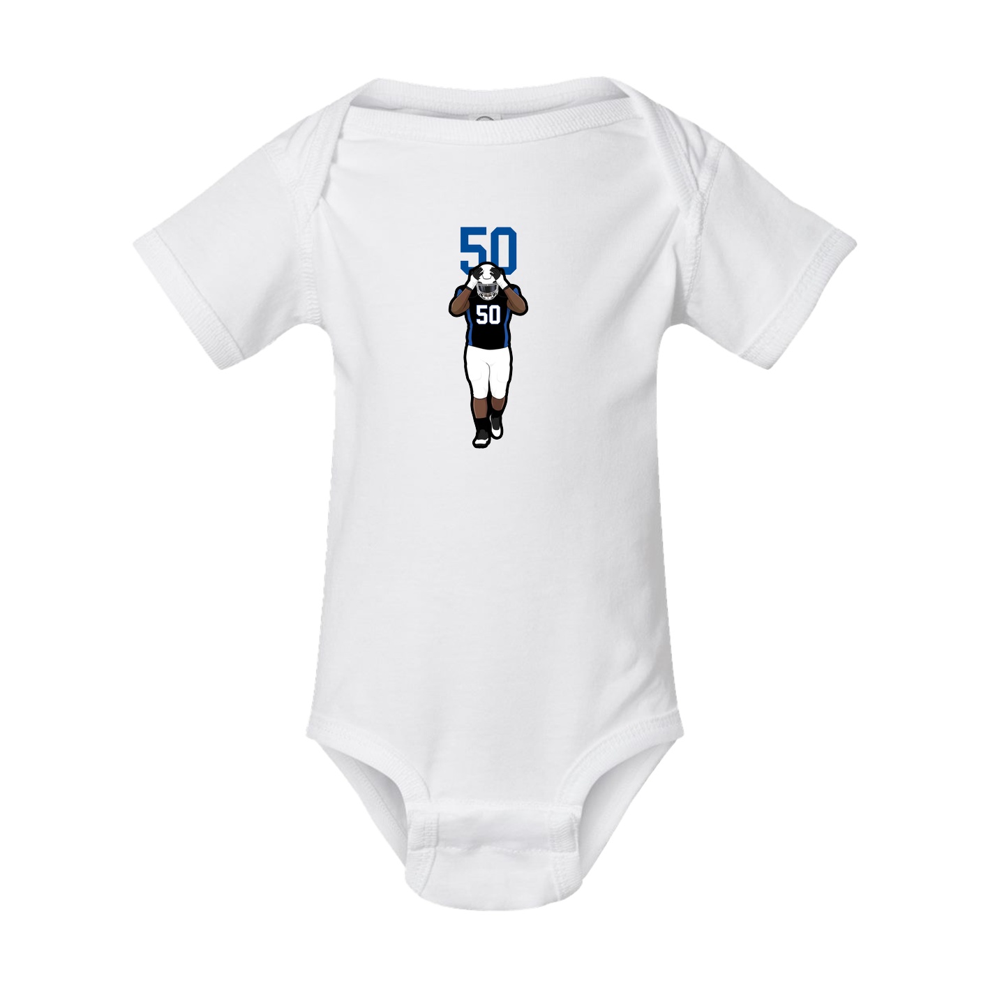 Baby Onesie — Number Top in White