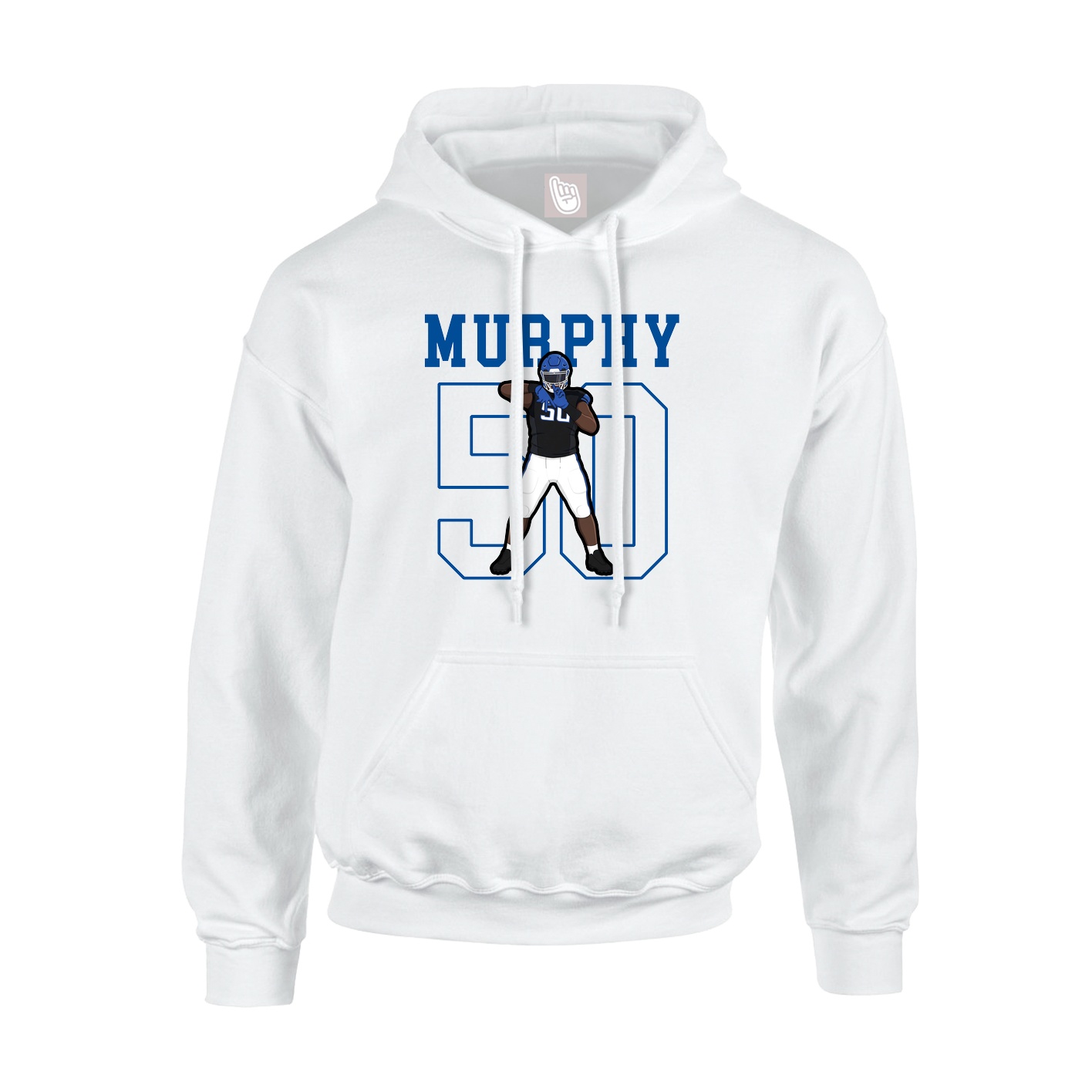Hoodie — Shirsey in White