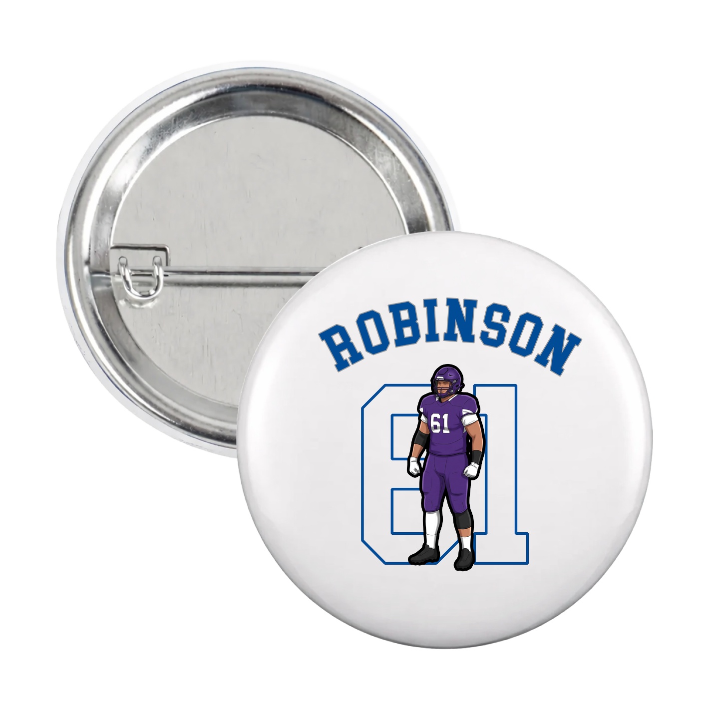 Game Day Button — Shirsey Arch in White