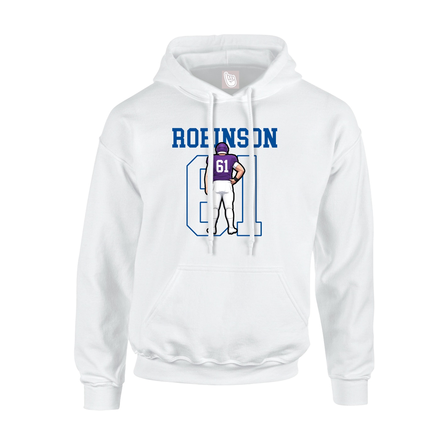 Hoodie — Shirsey in White