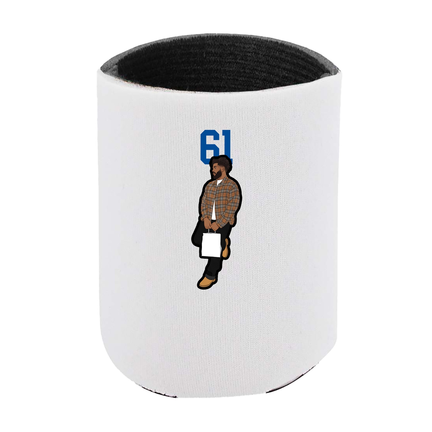 Can Holder — Number Top in White