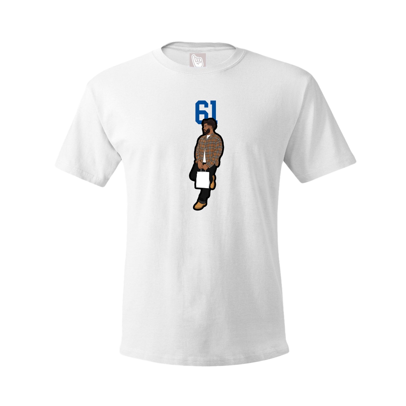 Tee — Number Top in White
