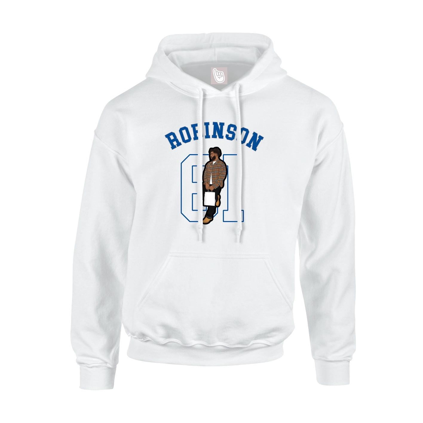 Youth Hoodie — Shirsey Arch in White