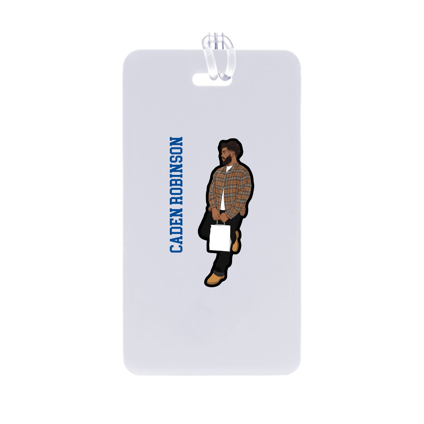 Bag Tag — Name Vertical in Classic