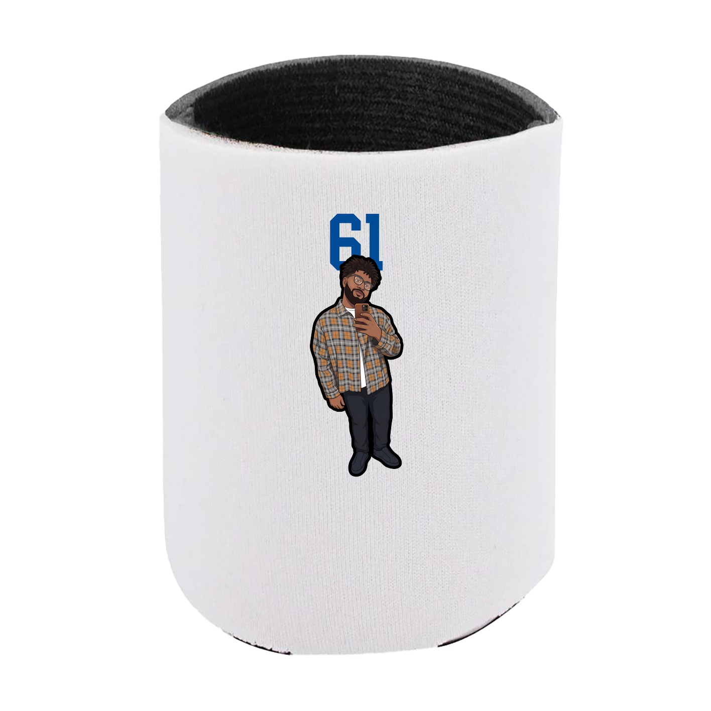 Can Holder — Number Top in White