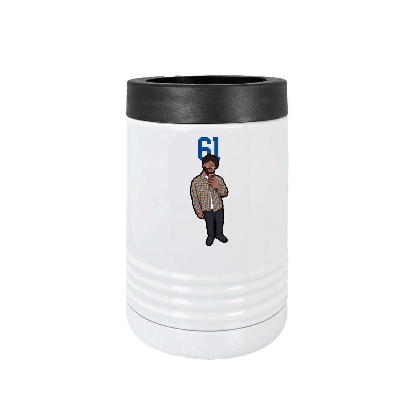 Beverage Holder — Number Top in White
