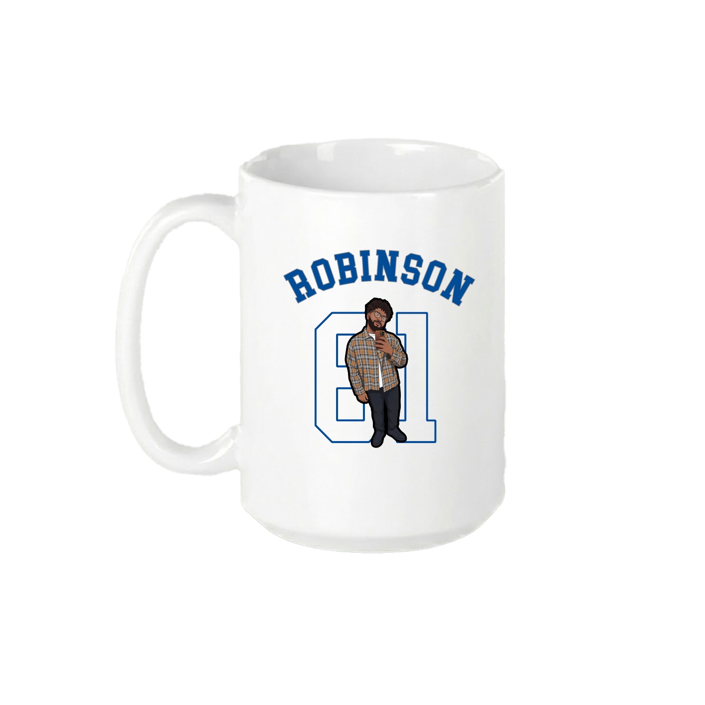 15oz Coffee Mug — Shirsey Arch in White