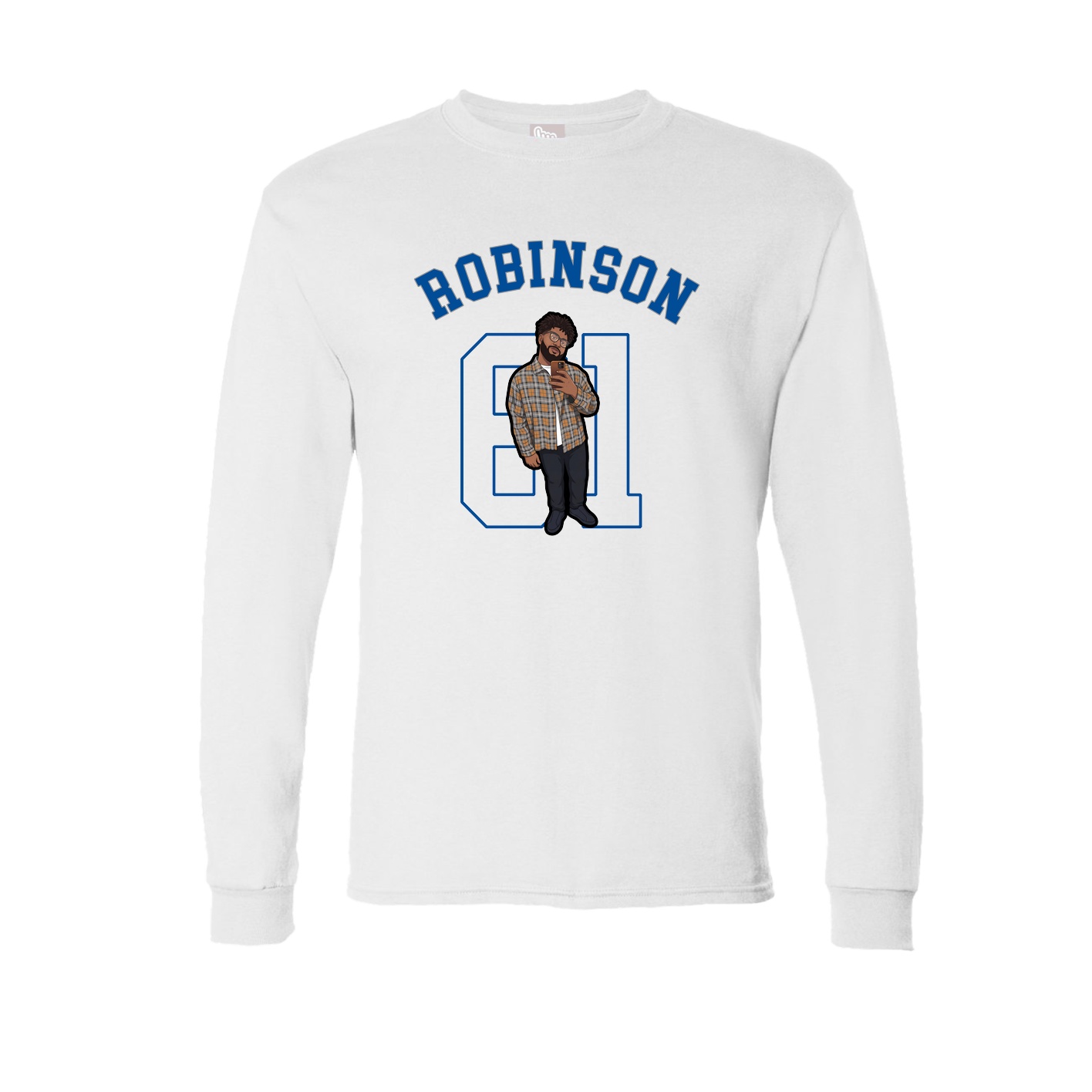 Long Sleeve Tee — Shirsey Arch in White