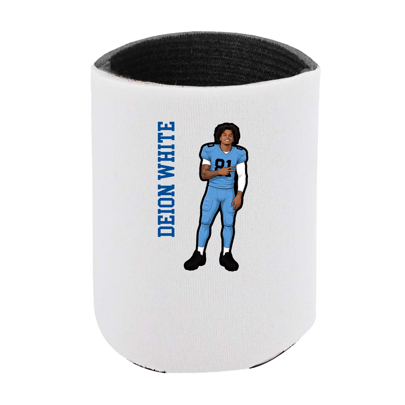 Can Holder — Name Vertical in White