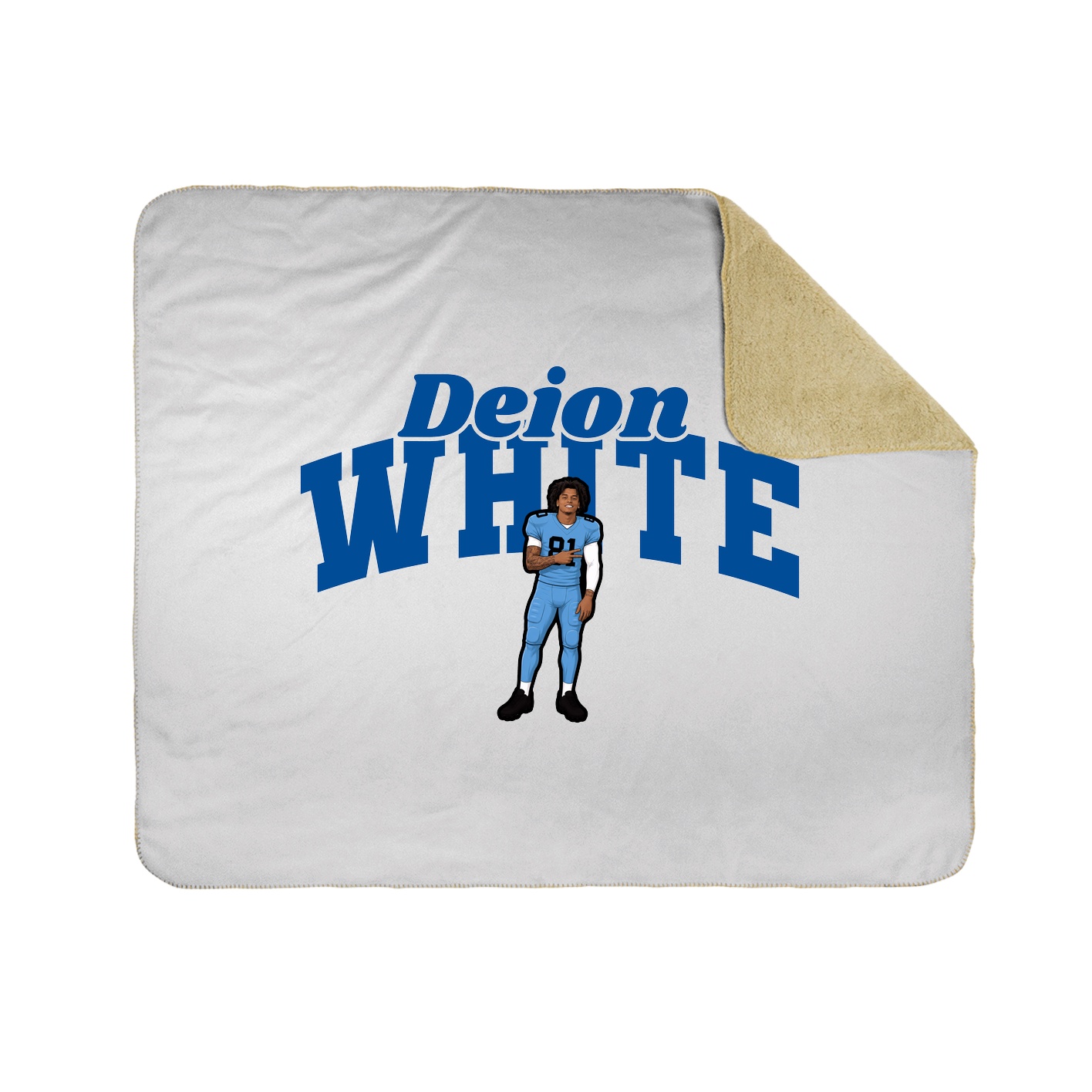 Throw Blanket — Signature Arch in White
