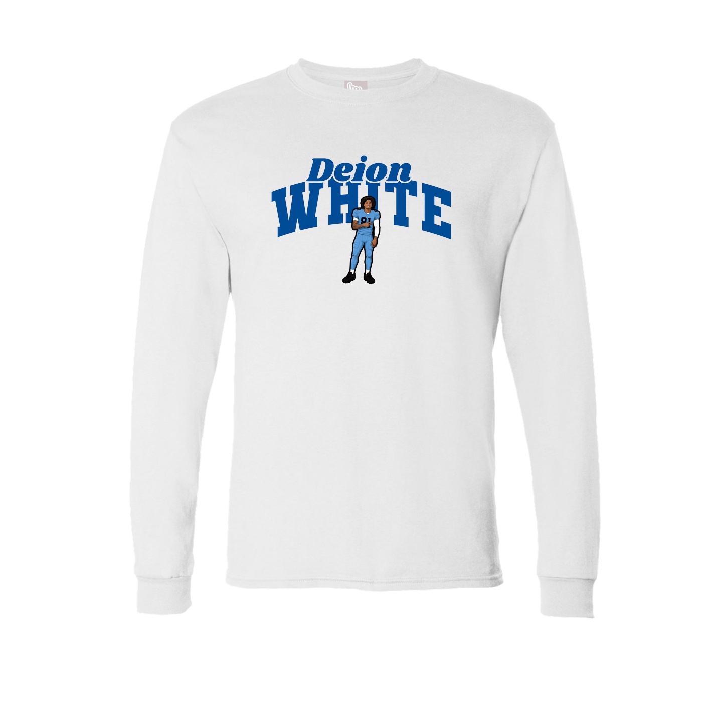 Long Sleeve Tee — Signature Arch in White