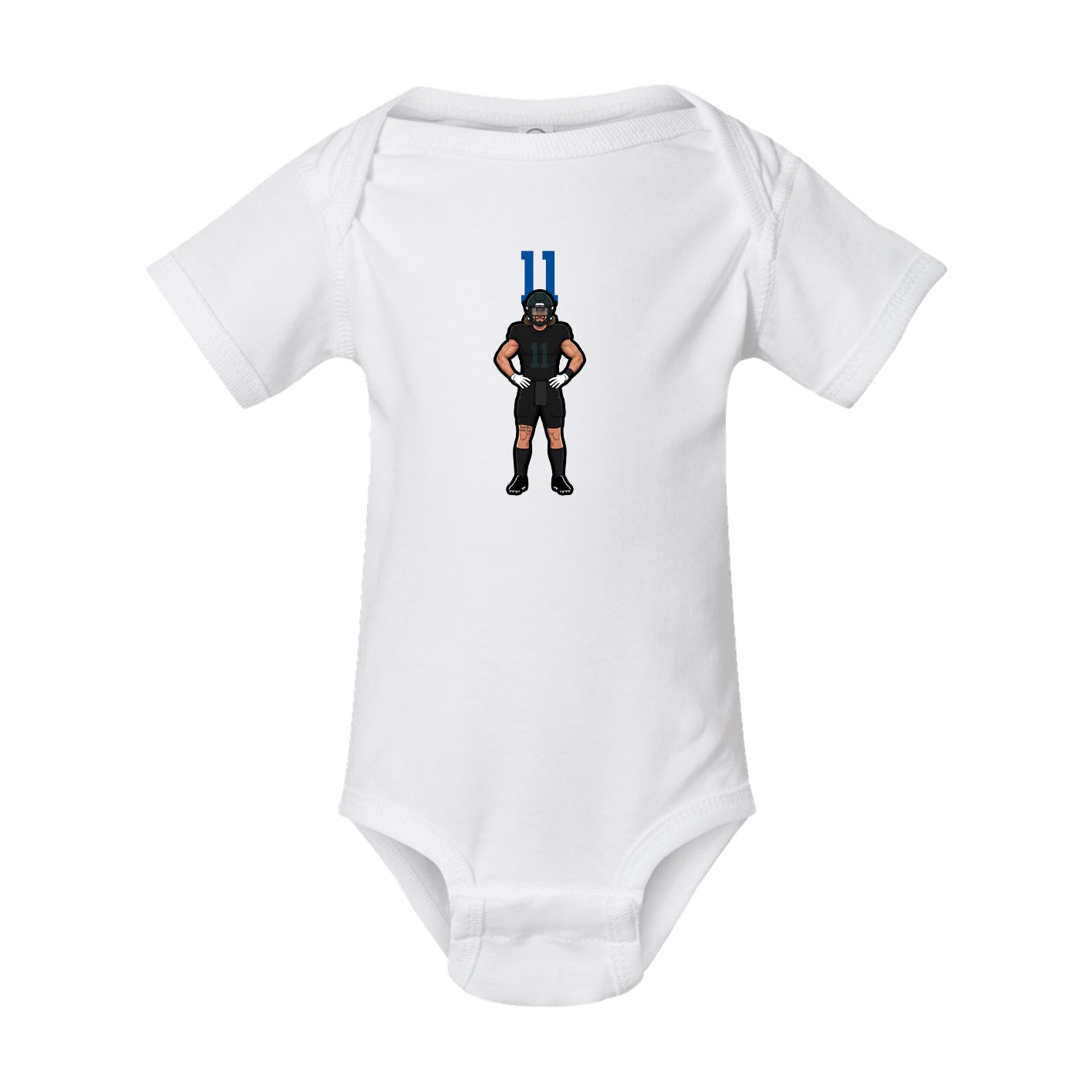Baby Onesie — Number Top in White