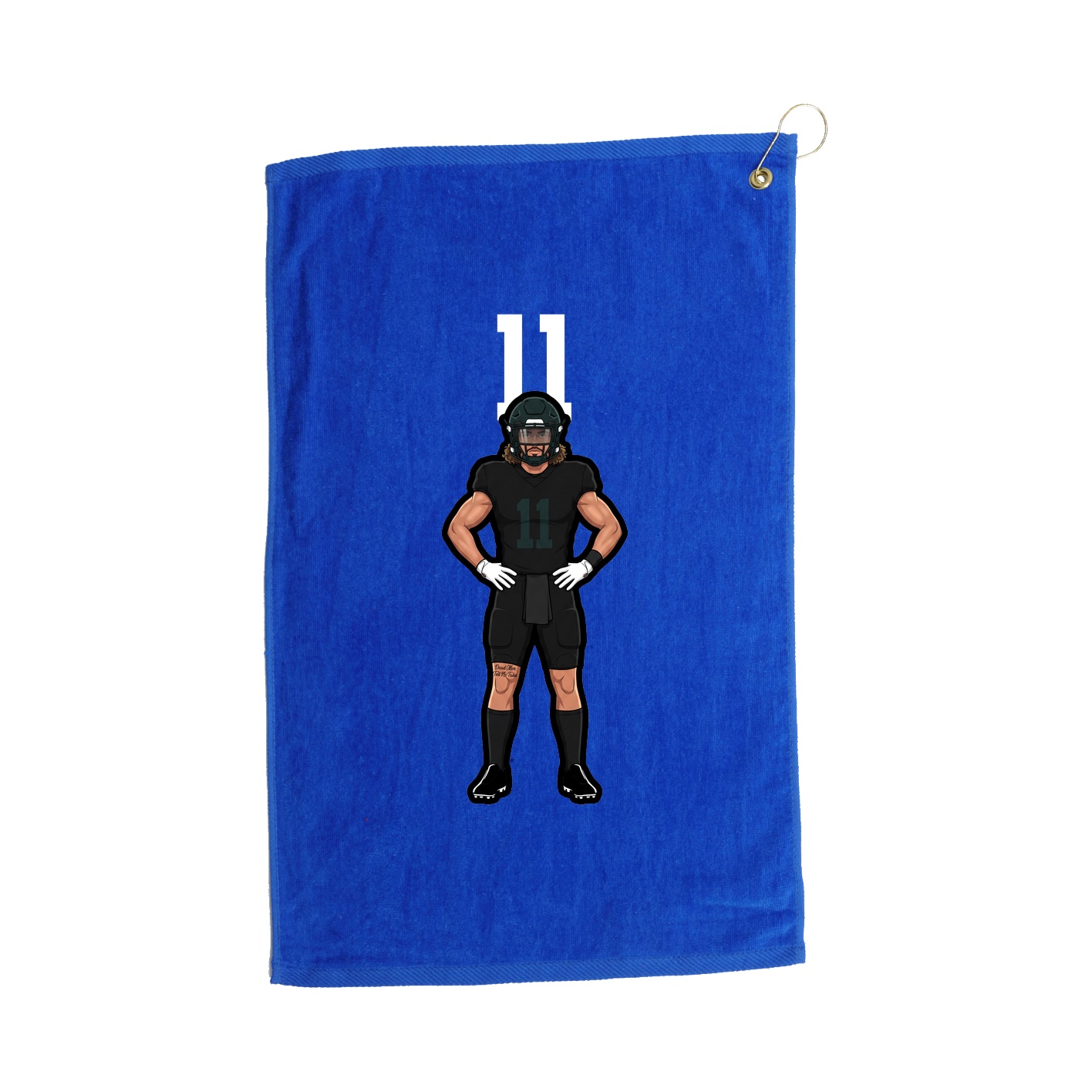 Golf Towel — Number Top in Royal