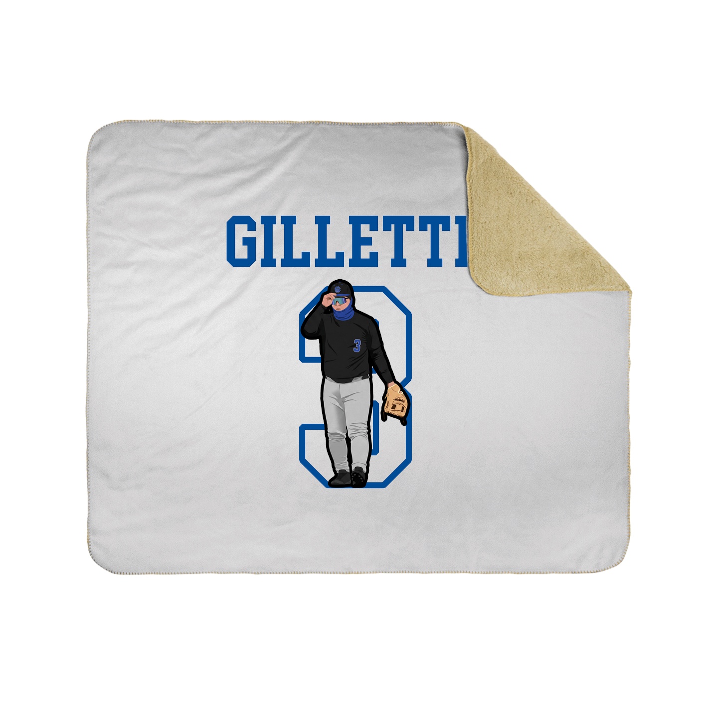 Throw Blanket — Shirsey in White