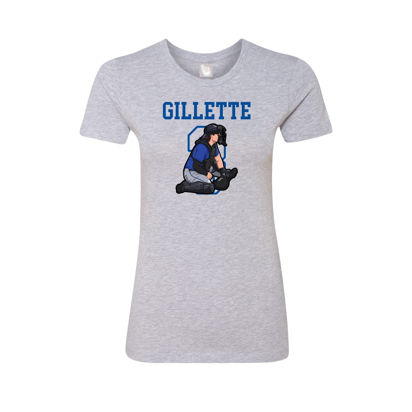 Fitted Women's Tee — Shirsey in Grey