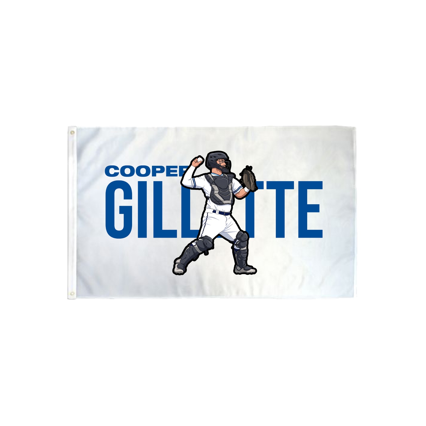 3x5 Flag — Player Name in Classic