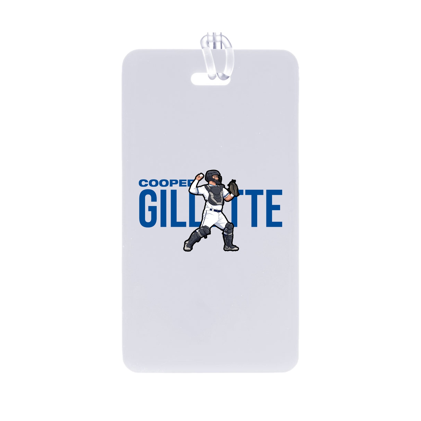 Bag Tag — Player Name in Classic