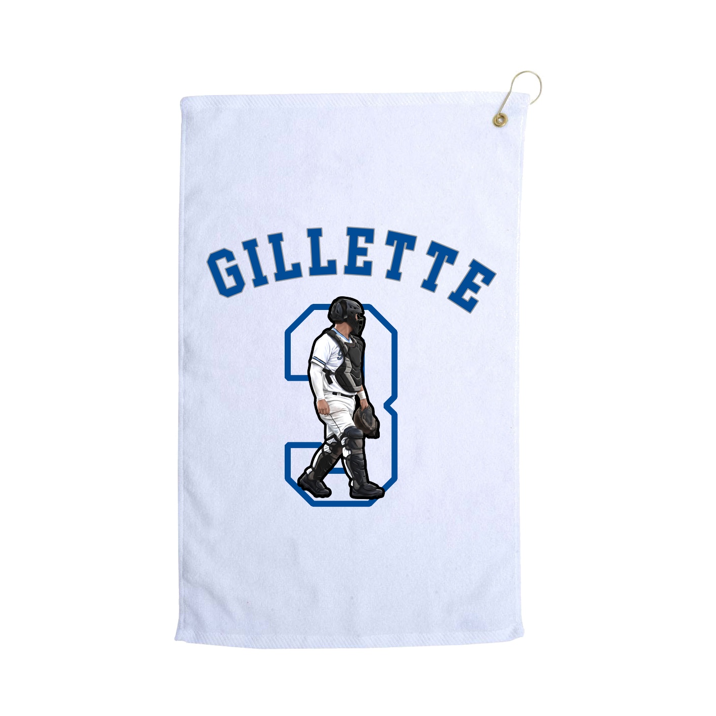 Golf Towel — Shirsey Arch in White