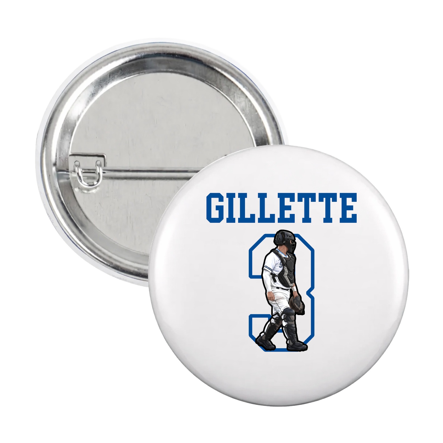 Game Day Button — Shirsey in White