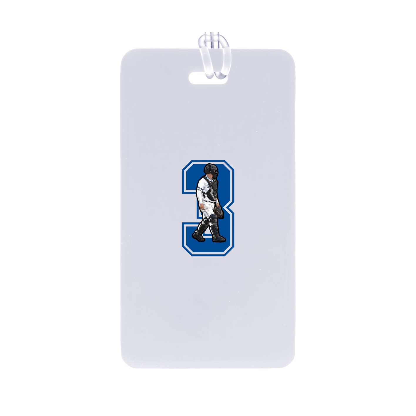 Bag Tag — Number in Classic