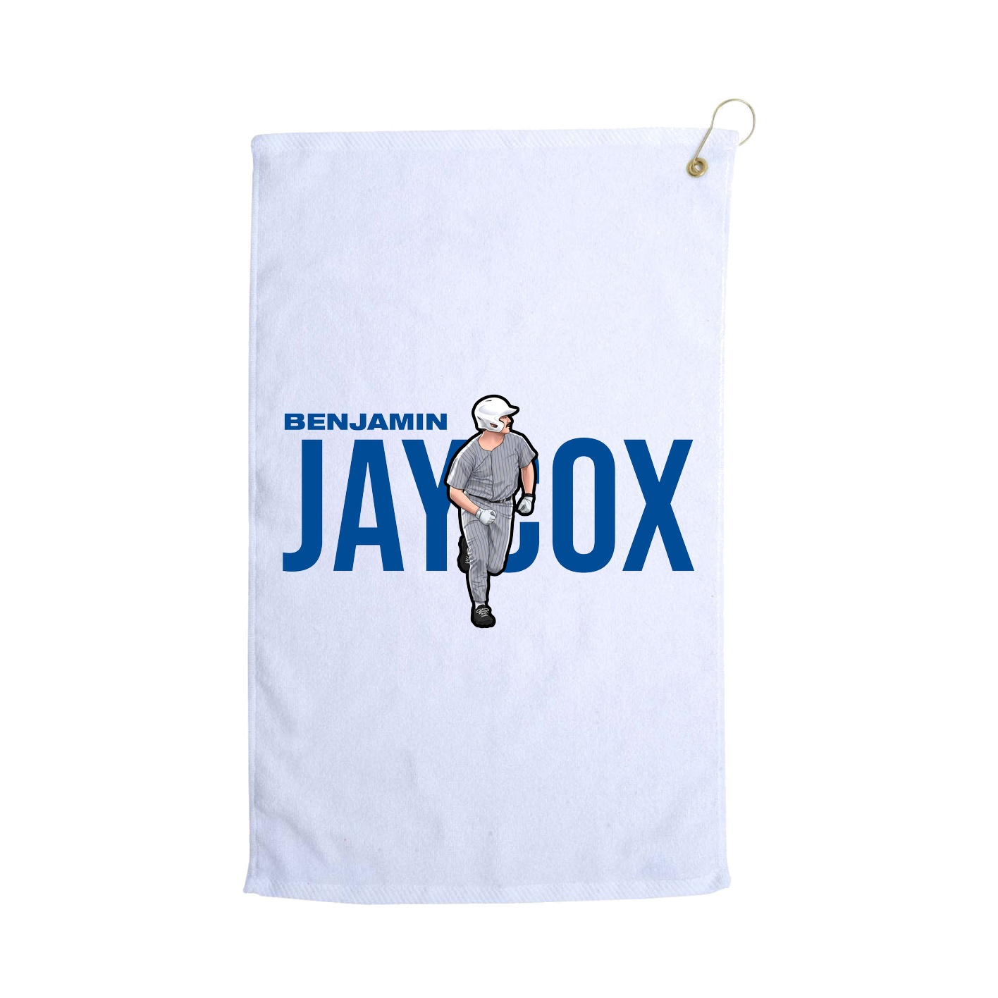 Golf Towel — Player Name in White